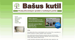 Desktop Screenshot of basus-kutil.cz